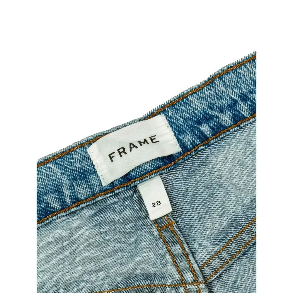 FRAME Le Slouch Boyfriend Jeans 28 Bluejay Rips Relaxed Denim LSLJ727 - Picture 9 of 14